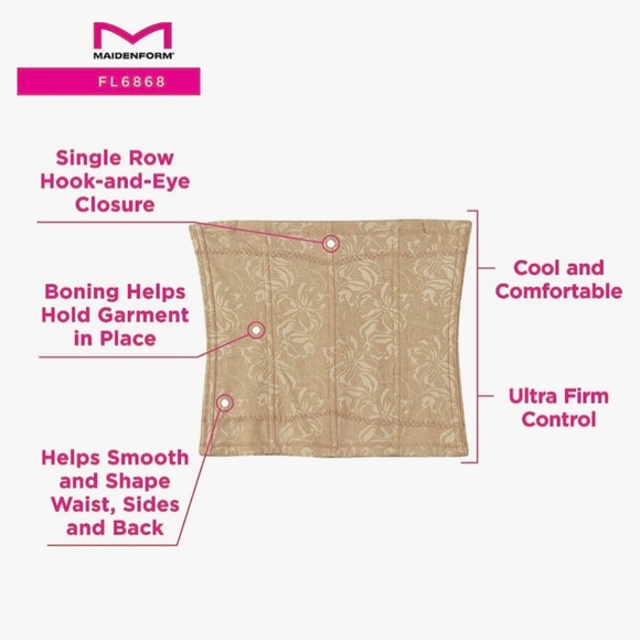 NWT Flexees by Maidenform Shapewear Firm Control Wist Nipper. - Picture 10 of 11